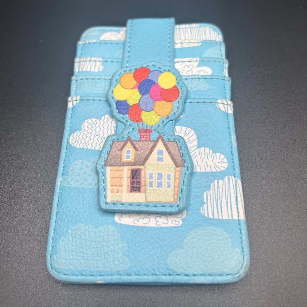 Rare Loungefly Disney Pixar Up House Balloons ID CardHolder